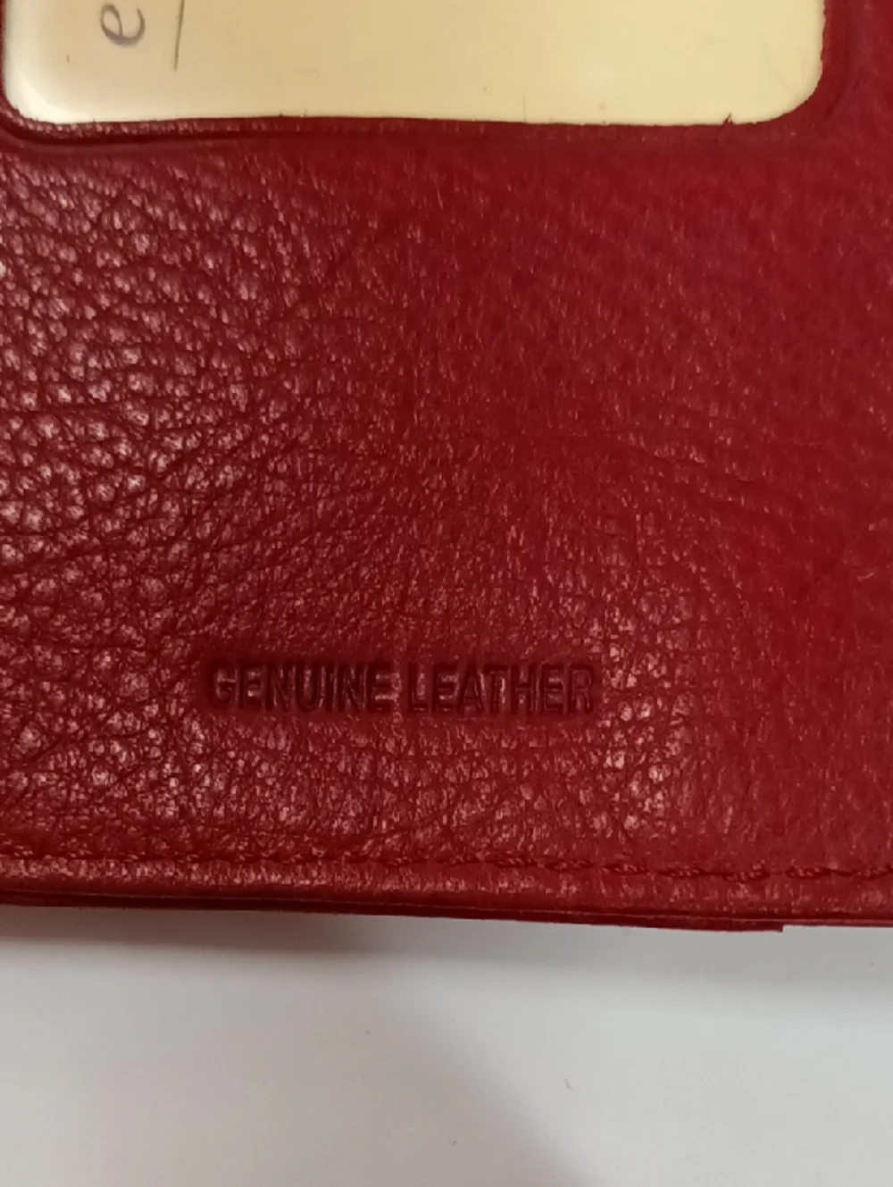 NWT Vintage Rolfs Red Leather Credit Card Wallet